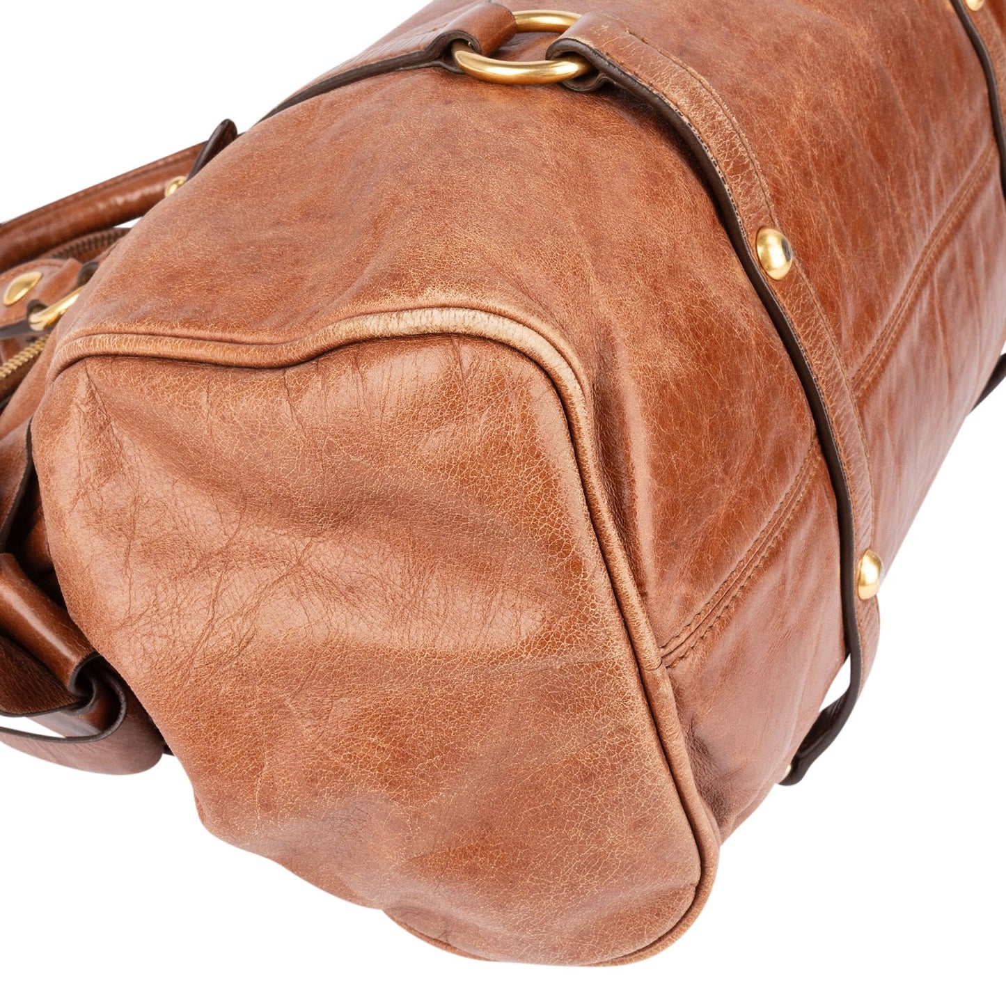 Miu Miu Vitello Lux Bow Handbag
