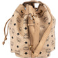 MCM Monogram Visetos Drawstring Bucket Crossbody Bag