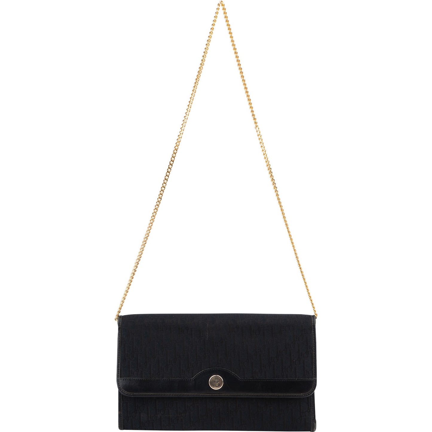 Christian Dior Oblique Monogram Vintage Single Flap Shoulder Bag