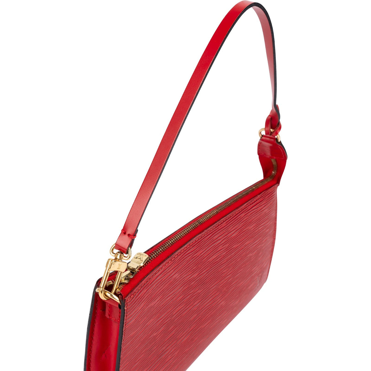 Louis Vuitton Pochette Accessoires aus rotem Epi-Leder – Ansicht 3