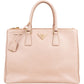 Prada Pink Saffiano Leather Galleria Tote Handbag