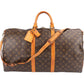 Louis Vuitton Monogram Canvas Keepall 55 Bandoulière Travel Bag
