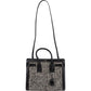 Saint Laurent Tweed & Leather Sac de Jour Handbag