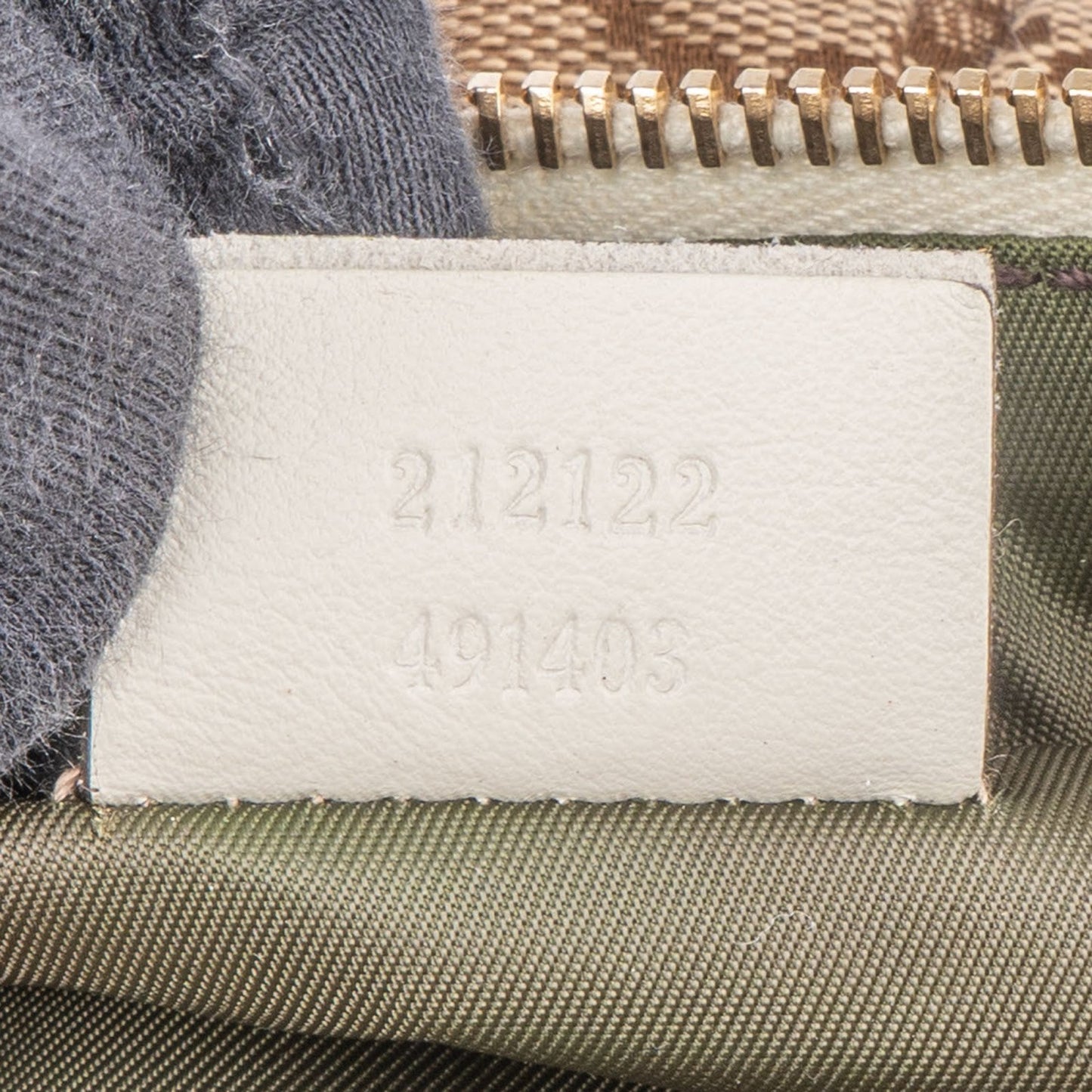 Gucci Monogram GG Canvas Charm Pochette Shoulder Bag