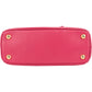 Prada Pink Saffiano Leather Small Galleria Handbag