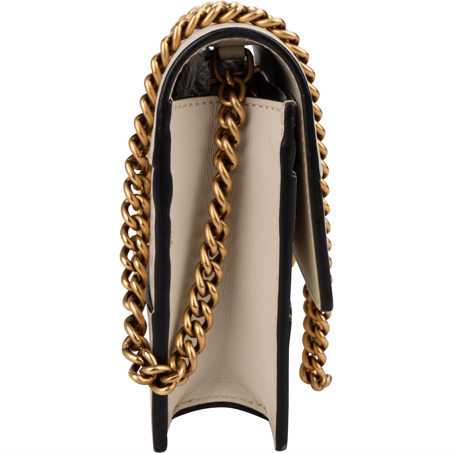 Gucci Leather Queen Margaret Wallet On Chain Crossbody Bag