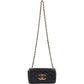 Chanel Quilted Lambskin 24K Gold Single Flap Crossbody Bag