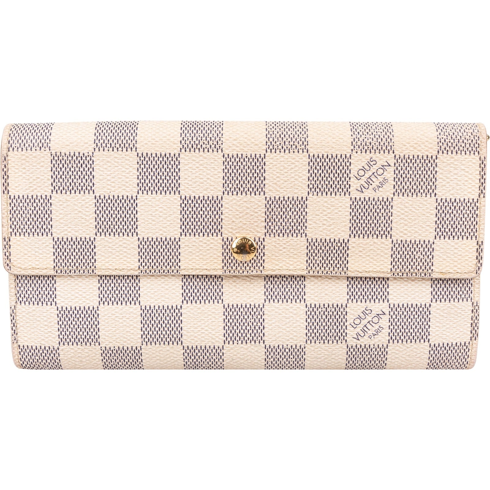 Louis Vuitton Monogram Damier Azur Canvas Sarah Wallet