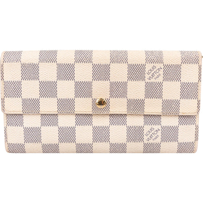 Louis Vuitton Monogram Damier Azur Canvas Sarah Wallet