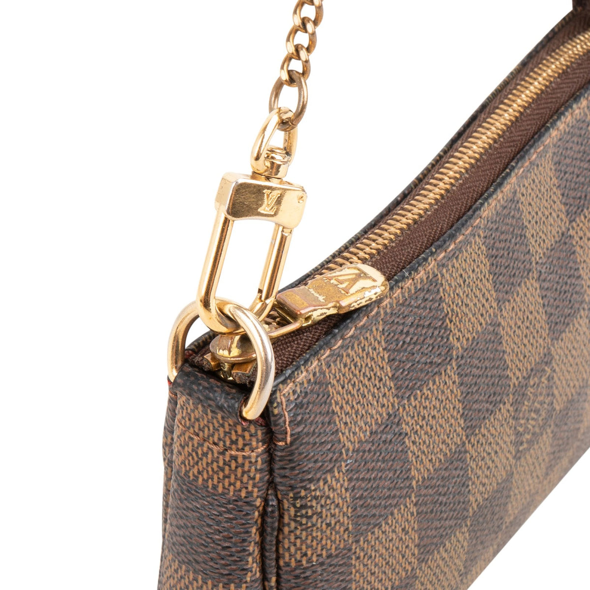 Louis Vuitton Monogram Damier Ebene Mini Pochette Accessoires Handbag