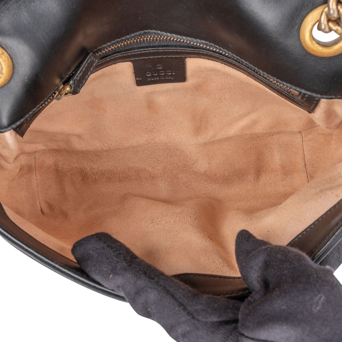 Gucci Matelassé Leather GG Marmont Shoulder Crossbody Bag