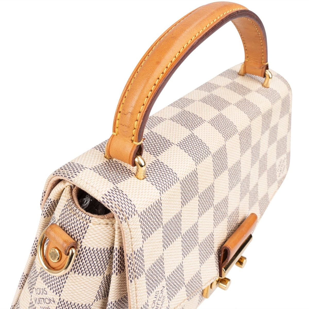 Louis Vuitton Monogram Damier Azur Canvas Croisette Handbag