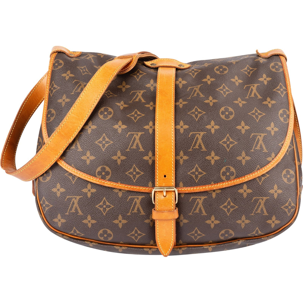 Louis Vuitton Monogram Canvas Saumur 35 Crossbody Bag