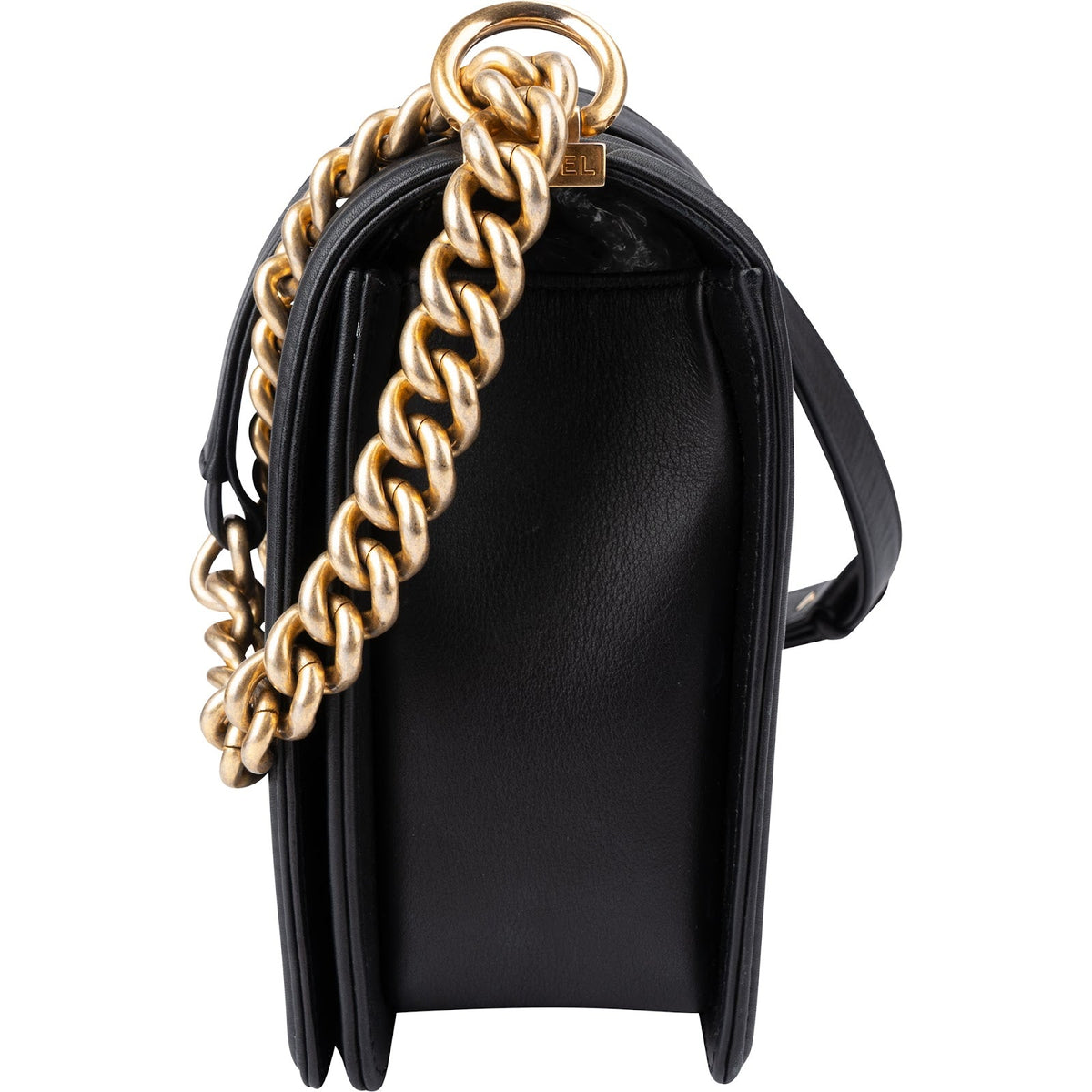 Chanel Quilted Lambskin New Medium Boy Single Flap Crossbody Bag