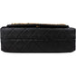 Chanel Quilted Lambskin Chain Spellout Letters Single Flap Crossbody Bag
