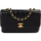 Chanel Vertical Quilted Lambskin 24K Gold Single Flap Crossbody Bag