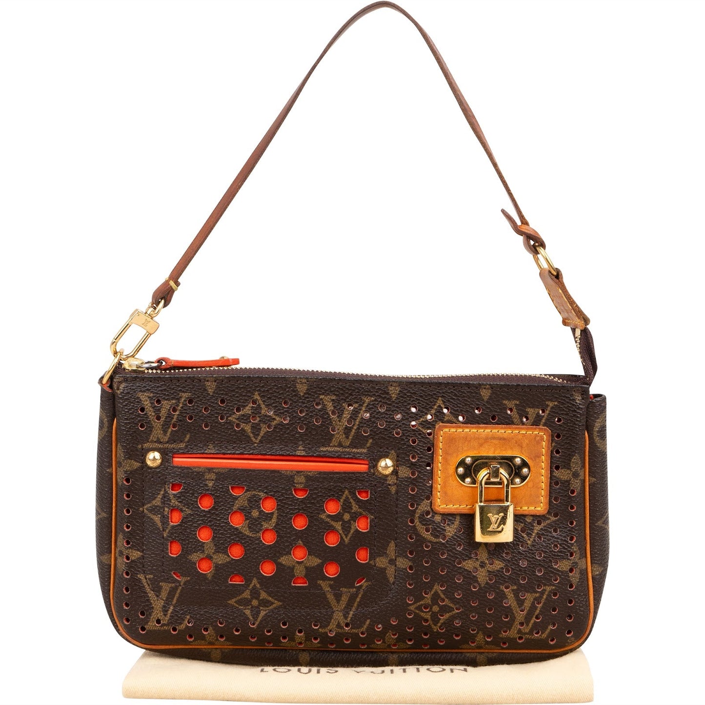 Louis Vuitton Perforated Monogram Pochette Accessoires Handbag