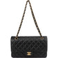 Chanel Quilted Lambskin Medium Double Flap Shoulder Bag