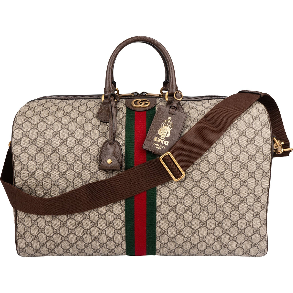 Gucci Monogram GG Supreme Savoy Medium Duffle Bag 50