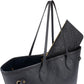 Louis Vuitton Noir Monogram Empreinte Leather Neverfull MM Shoulder Bag