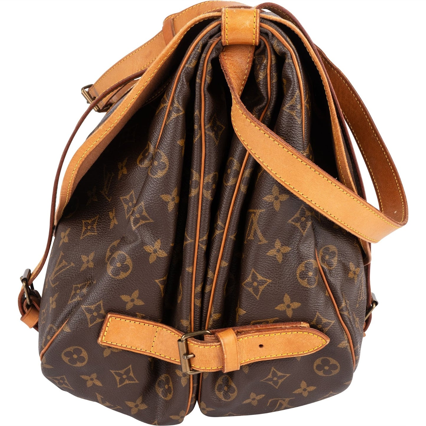 Louis Vuitton Monogram Canvas Saumur 40 Crossbody Bag