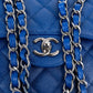 Chanel Quilted Caviar Leather Jumbo Double Flap Crossbody Bag
