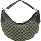 Gucci Monogram GG Canvas Green Shoulder Bag