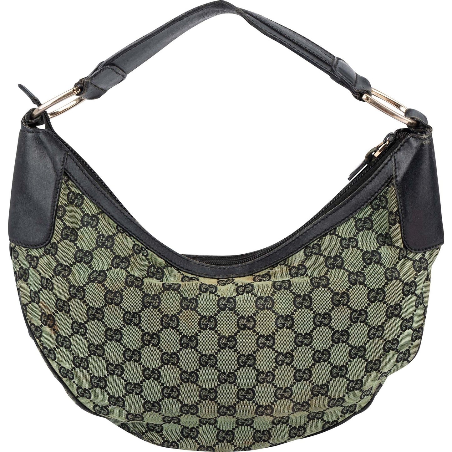 Gucci Monogram GG Canvas Green Shoulder Bag