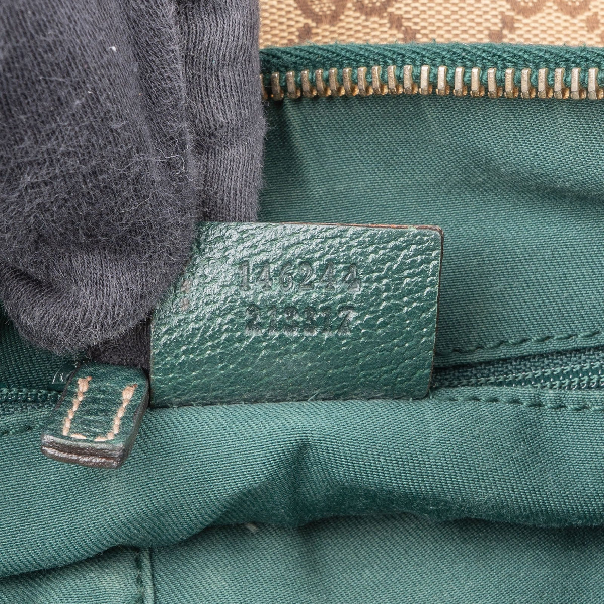 Gucci Monogram GG Canvas Pochette Handbag
