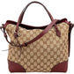 Gucci Monogram GG Canvas Bree Tote Handbag
