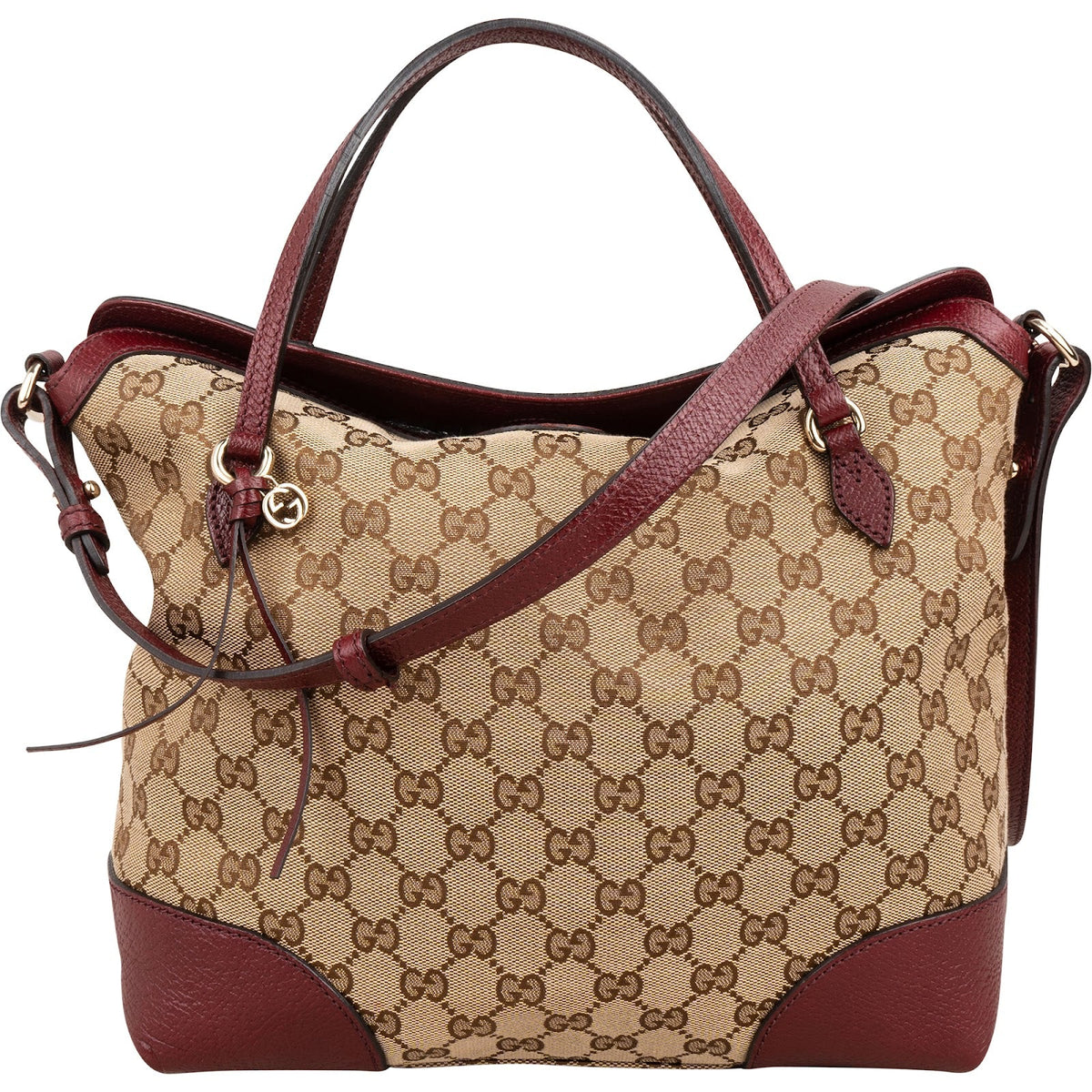 Gucci Monogram GG Canvas Bree Tote Handbag