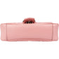 Gucci Pink Matelassé Leather GG Marmont Small Crossbody Bag