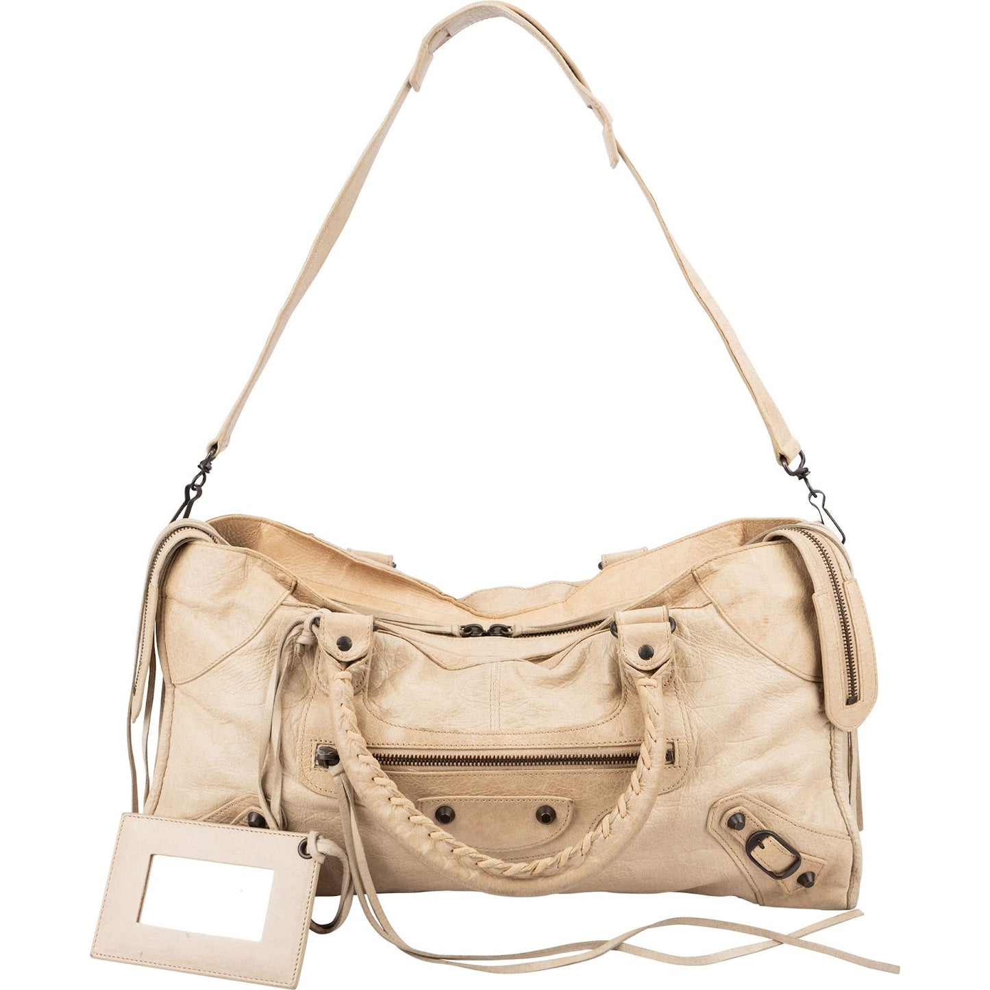 Balenciaga Leather Twiggy City Handbag
