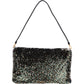 Miu Miu Bicolor Sequin Flap Hobo Shoulder Bag