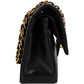 Chanel Quilted Lambskin 24K Small Double Flap Shoulder Bag