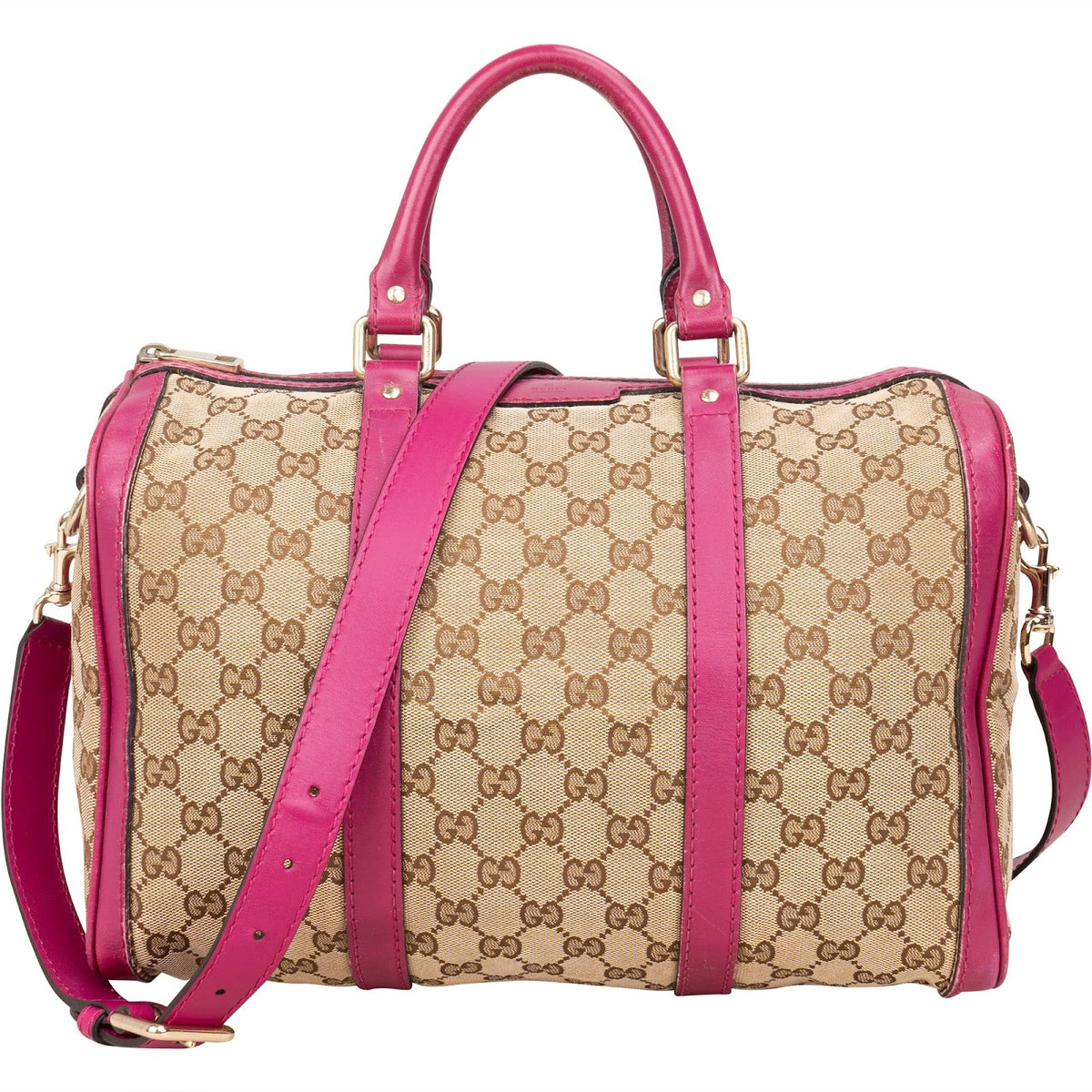 Gucci Monogram GG Boston Handbag