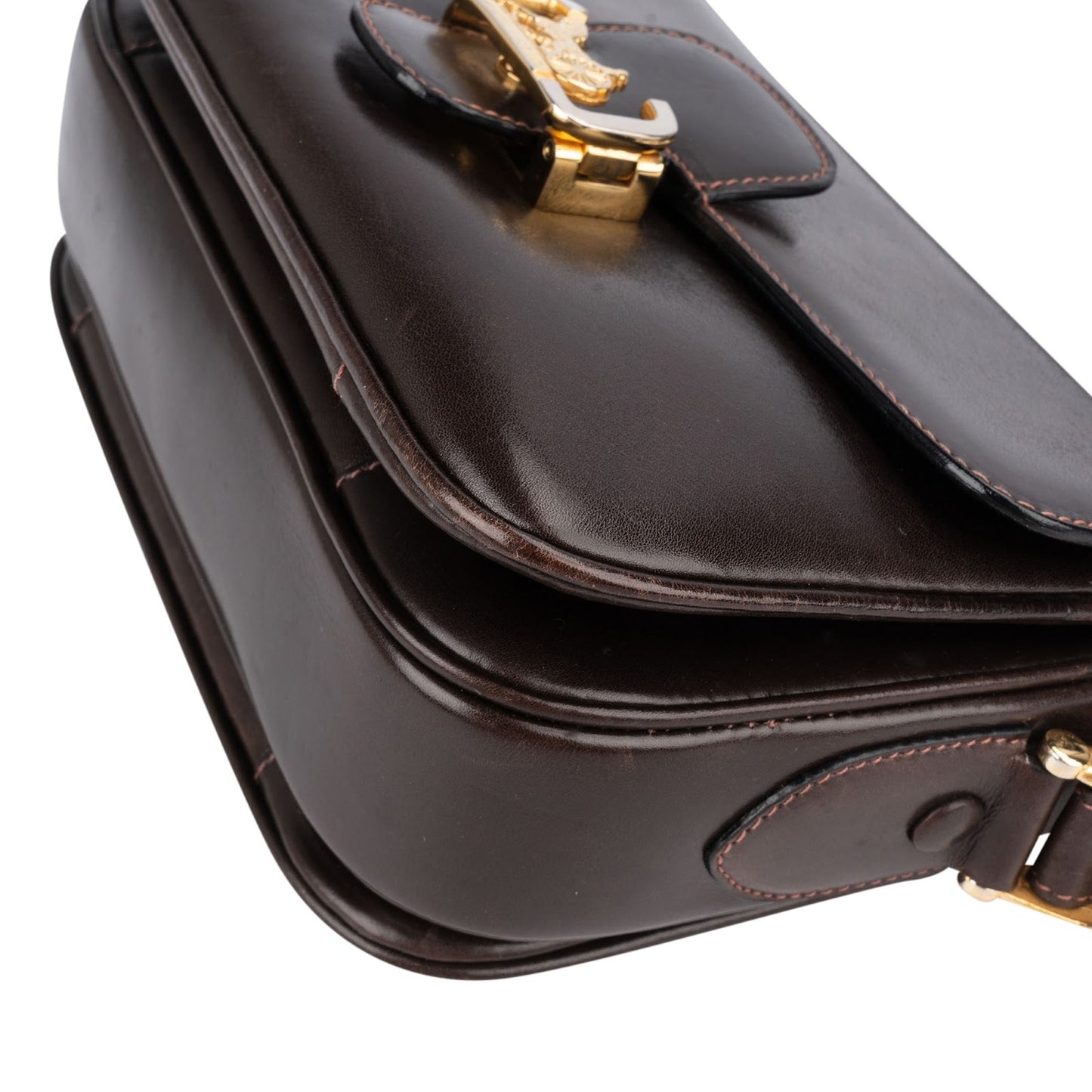 Celine Box Leather Horse Carriage Shoulder Bag