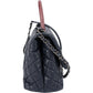 Chanel Quilted Caviar Leather Lizard Coco Handle Flap Handbag