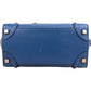 Céline Micro Luggage aus blauem Drummed-Kalbsleder – Ansicht 6