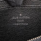 Louis Vuitton Noir Epi Leather Zippy Coin Purse Wallet