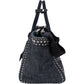 Prada Shopper aus perforiertem Denim mit Nieten – Ansicht 4
