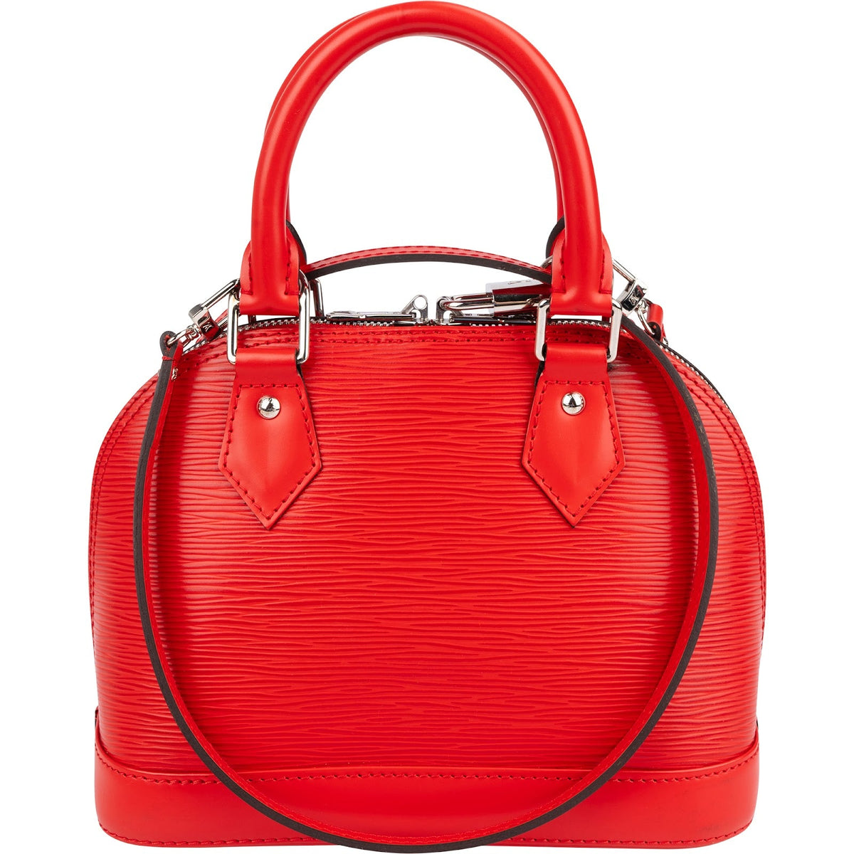 Louis Vuitton Alma BB aus rotem Epi-Leder – Ansicht 5