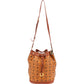 MCM Monogram Visetos Drawstring Bucket Crossbody Bag