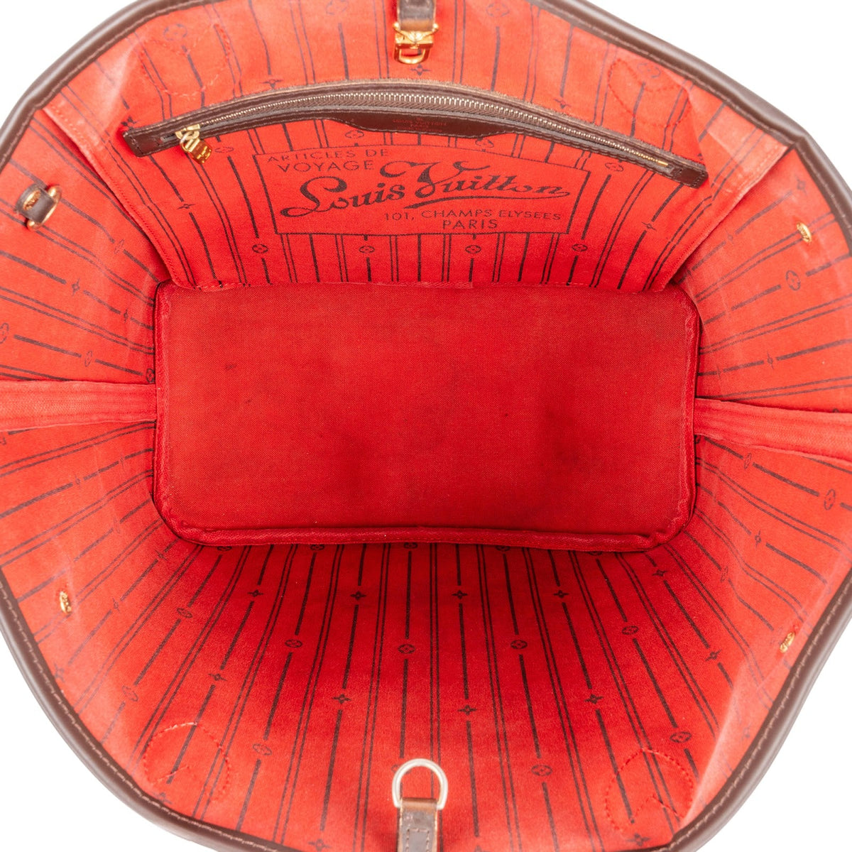 Louis Vuitton Neverfull MM aus Damier Ebene Canvas – Ansicht 9