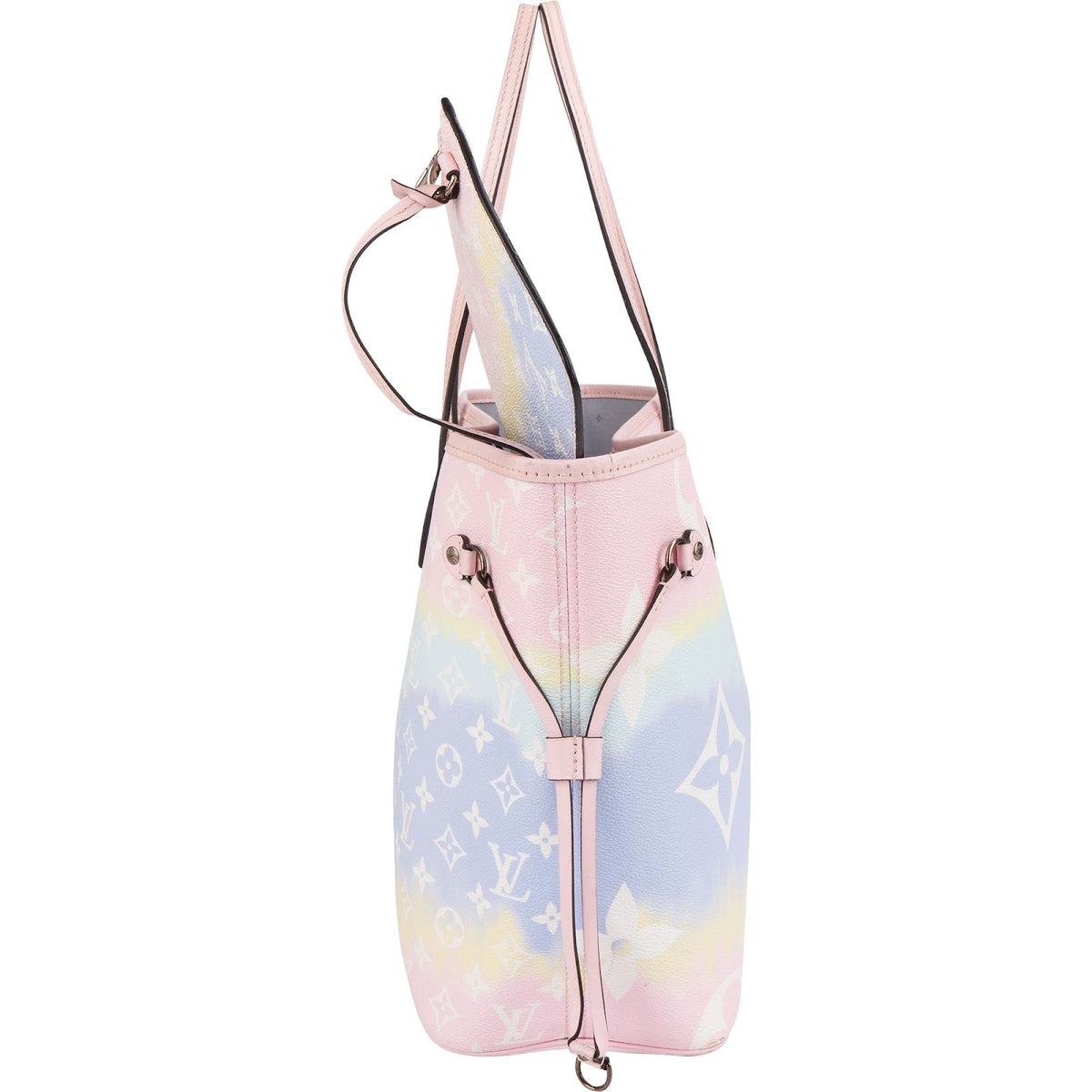 Louis Vuitton Monogram Giant Escale Rainbow Neverfull MM Shoulder Bag