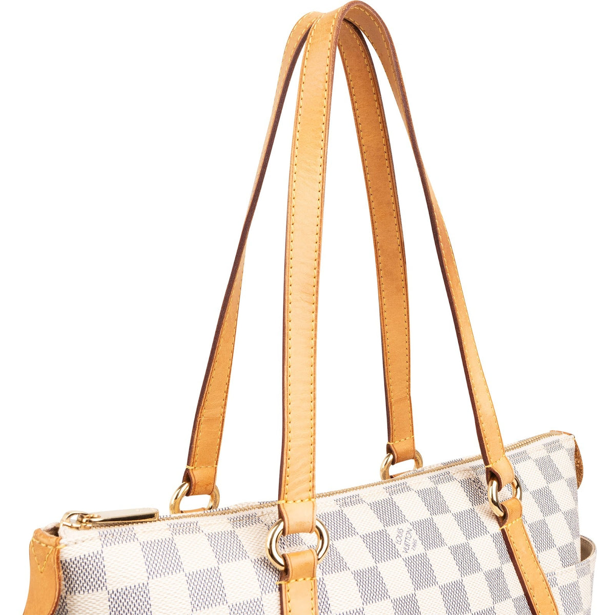 Louis Vuitton Monogram Damier Azur Canvas Totally MM Shoulder Bag