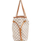 Louis Vuitton Monogram Damier Azur Neverfull MM Shoulder Bag