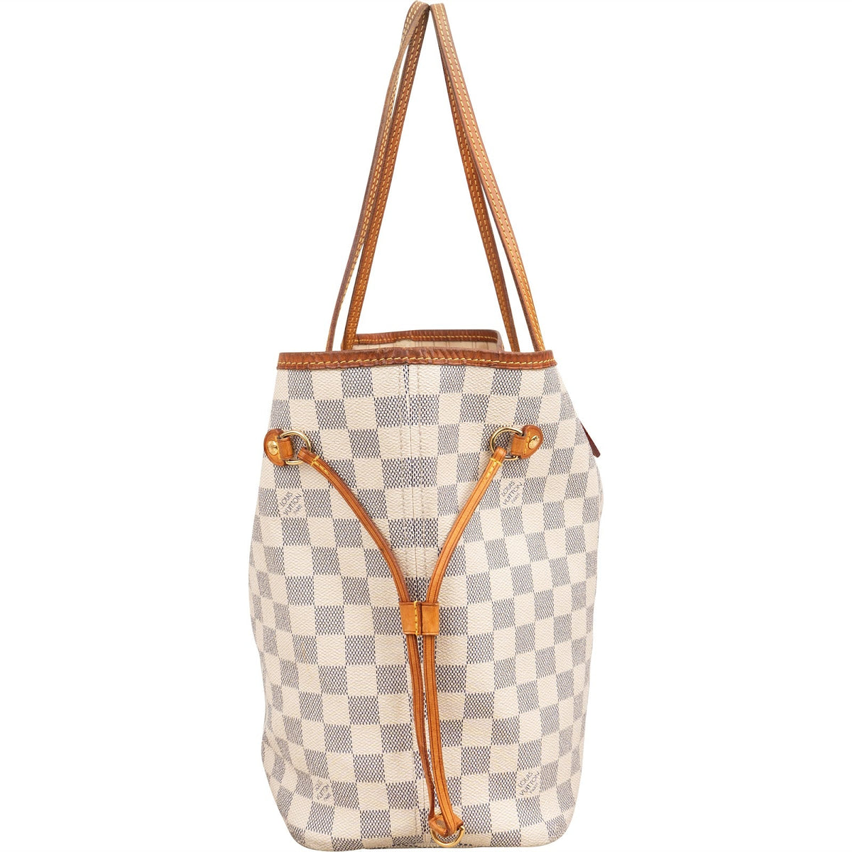 Louis Vuitton Neverfull MM aus Damier Azur Canvas – Ansicht 3