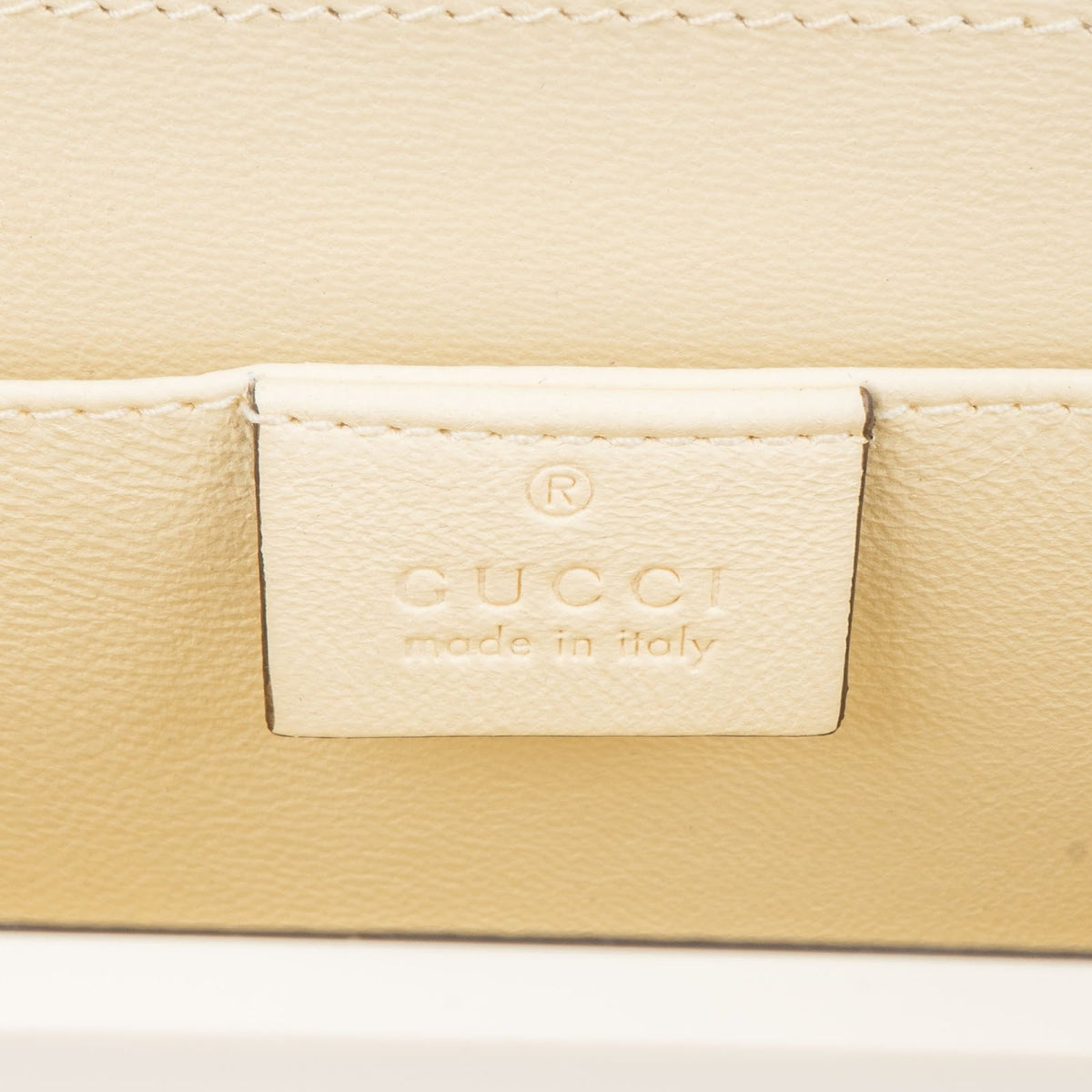 Gucci White Plexiglass Sylvie 1969 Mini Top Handle Handbag