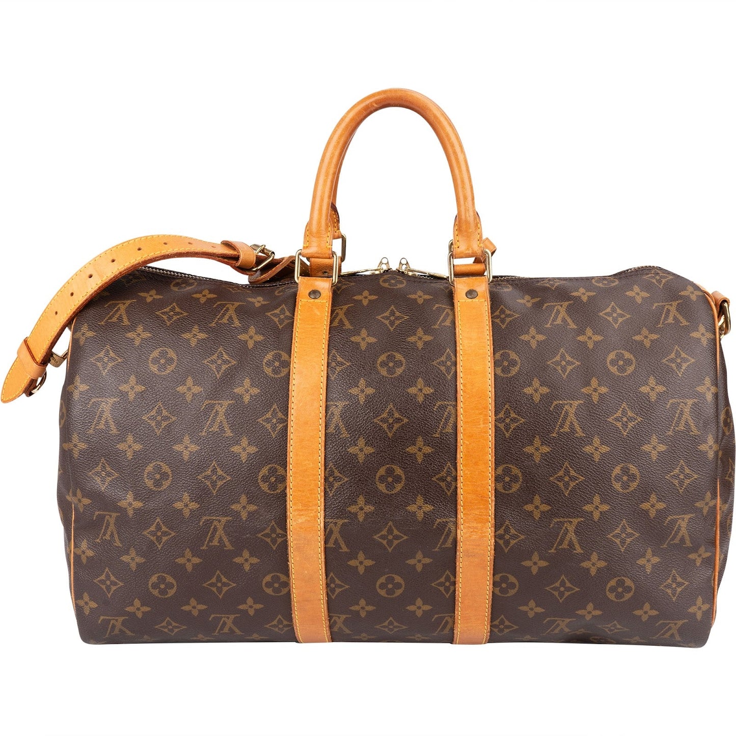 Louis Vuitton Monogram Canvas Keepall 45 Bandoulière Travel Bag